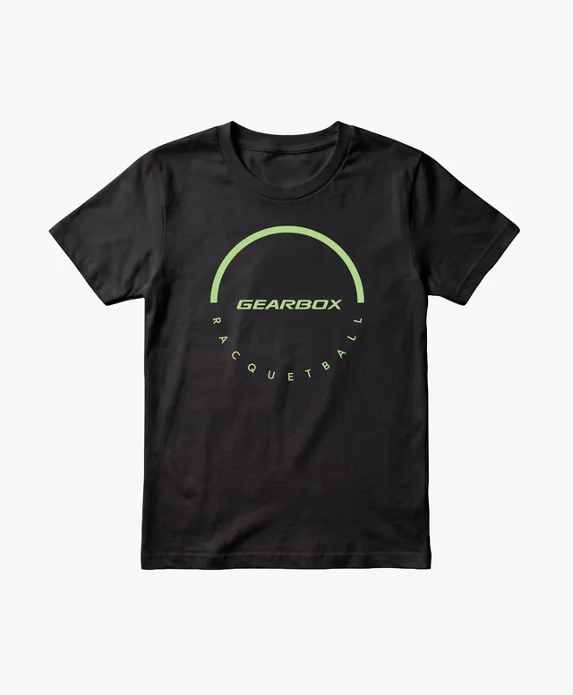 gearbox-dome-herren-cotton-tee-schwarz-racquetball-t-shirt image 1