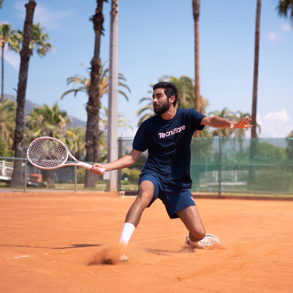 tecnifibre-team-cotton-tee-marine-herren-tennis-shirt-mit-tricolore-ribbon image 4