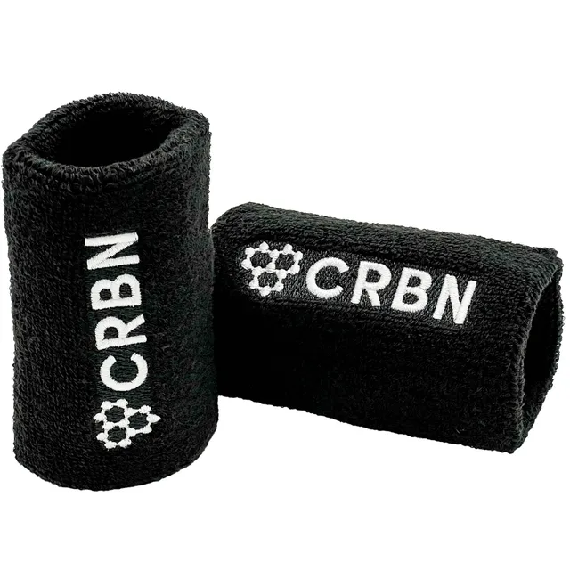 crbn-pickleball-crbn-wristband-schwei-band-one-size-wei-schwarz image 1