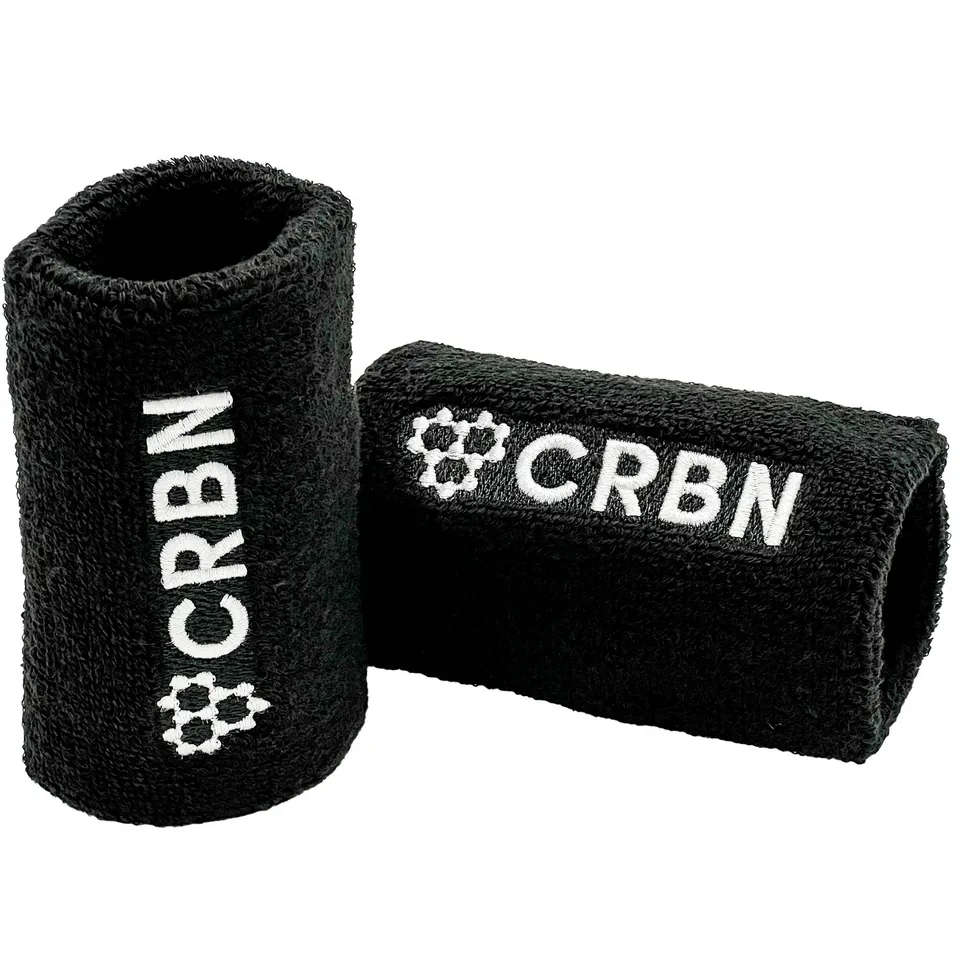 crbn-pickleball-crbn-wristband-schwei-band-one-size-wei-schwarz image 1