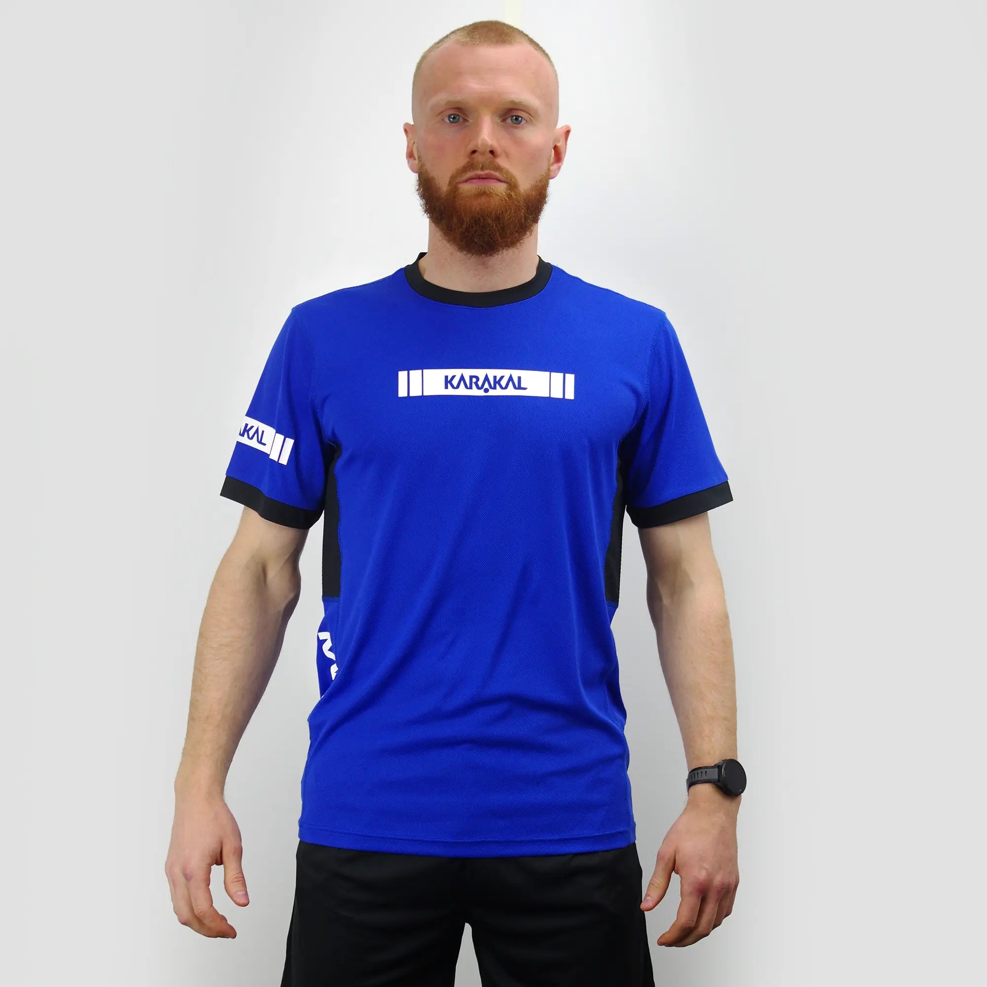 karakal-pro-tour-tee-blau-2025-26-herren-t-shirt-f-r-squash-racketsport image 1