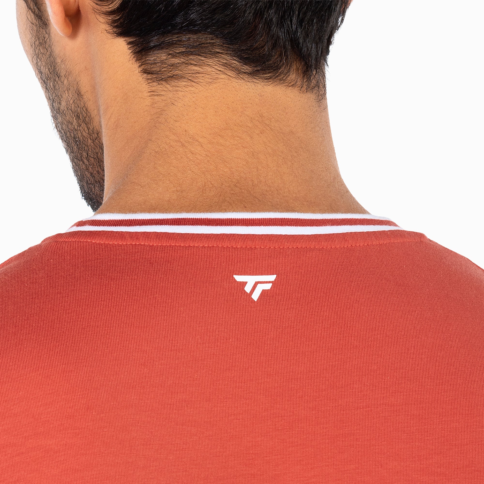 tecnifibre-stretch-tee-t-shirt-herren-terracotta-elastisches-bio-baumwoll-shirt- image 4