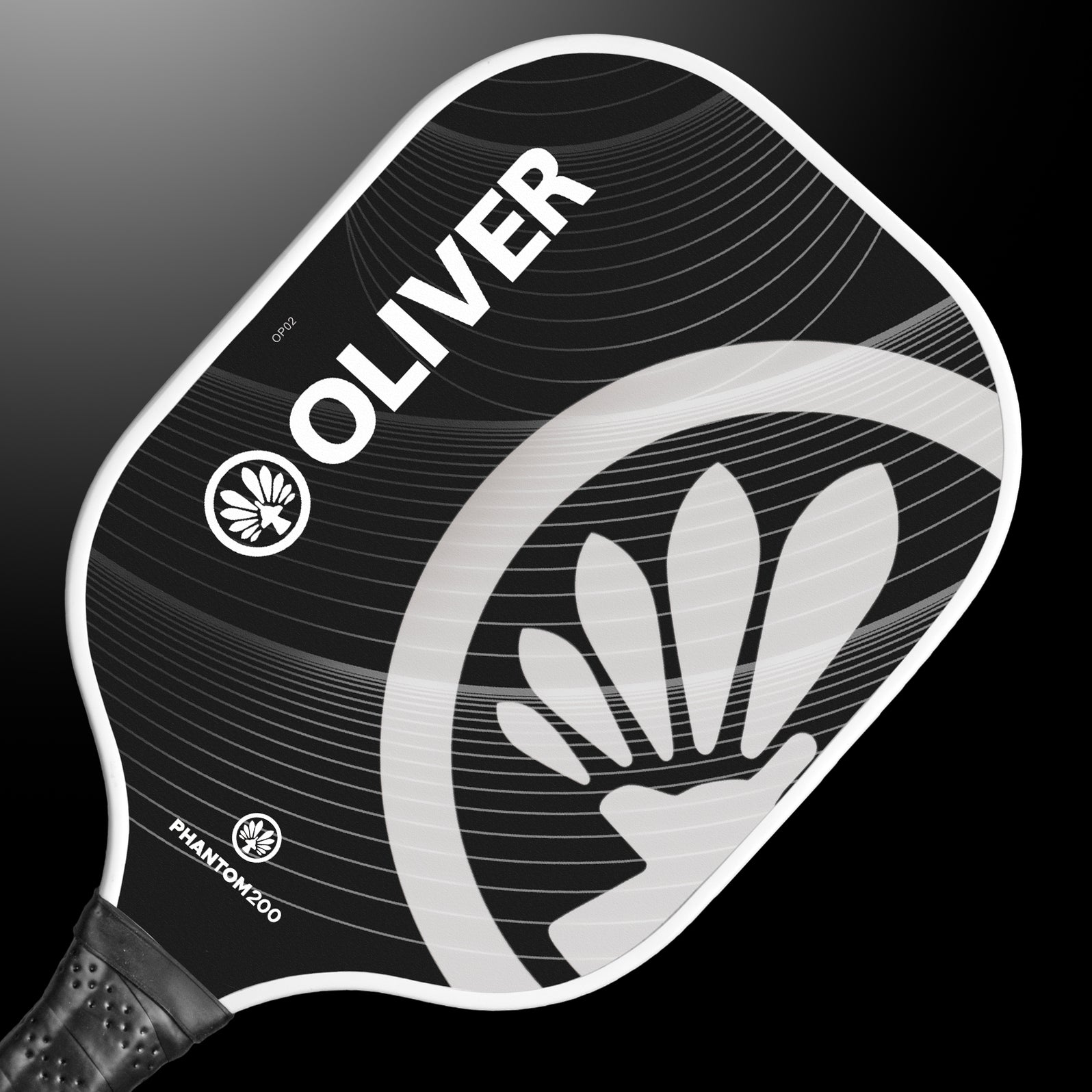 oliver-phantom-200-pickleball-paddle-black-grey image 2