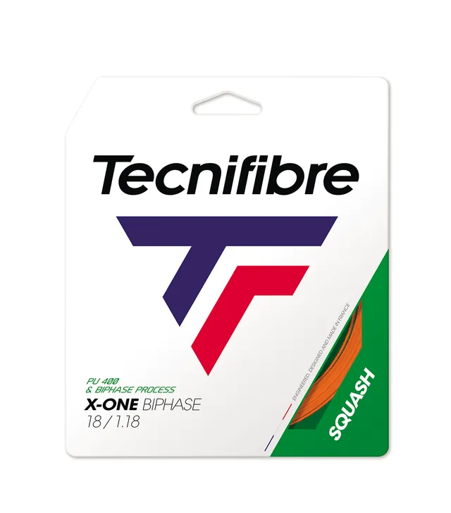 tecnifibre-x-one-biphase-squash-orange-saite image 1