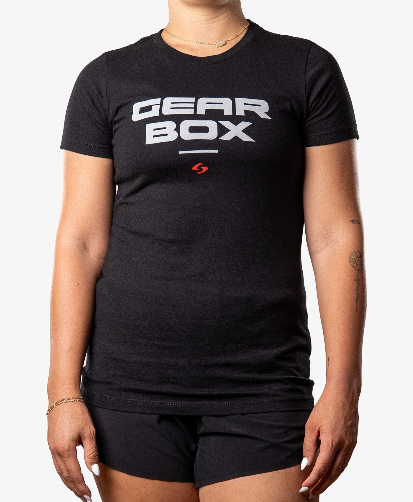 gearbox-block-damen-cotton-tee-baumwoll-t-shirt image 1