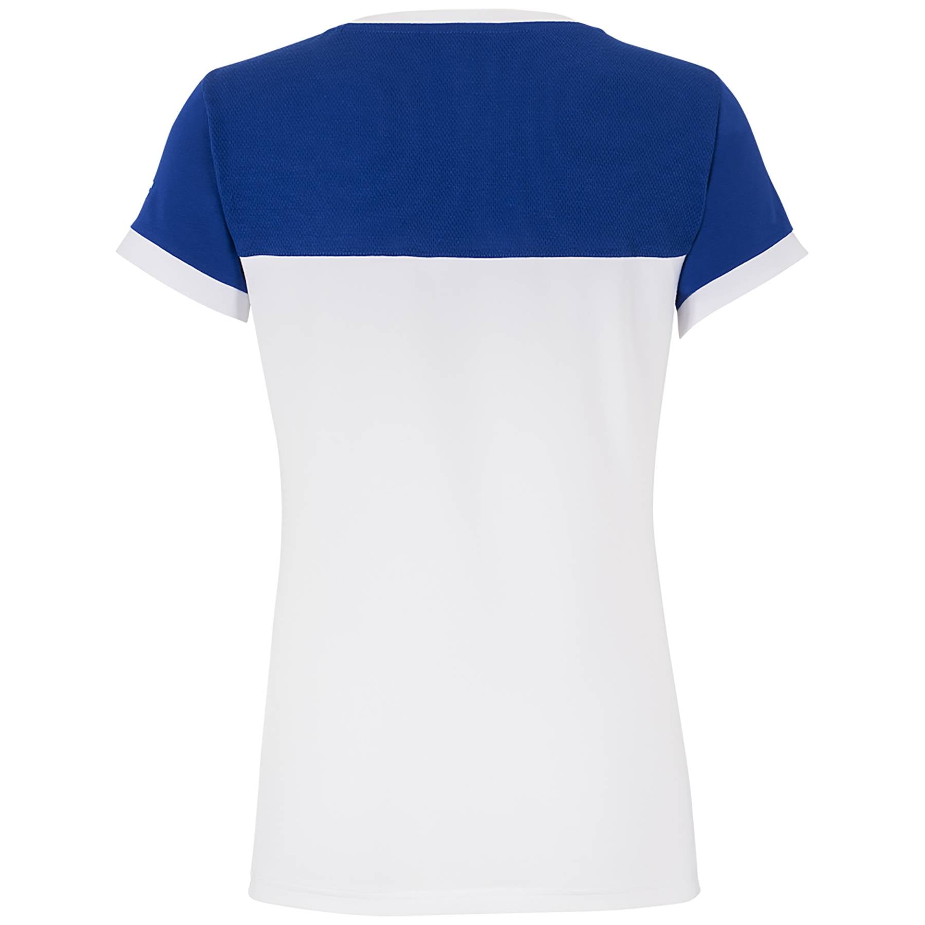 tecnifibre-lady-f1-stretch-royal-damen-tailliertes-tennisshirt-mit-mesh-r-cken image 3