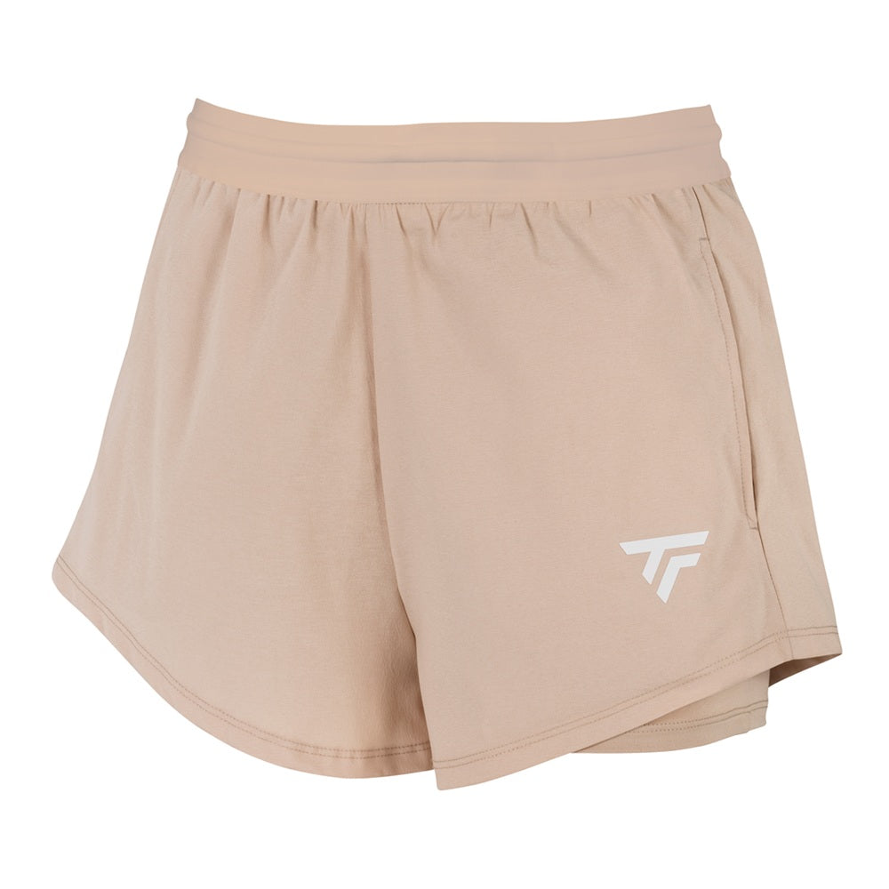 tecnifibre-short-x-loop-femme-sand-damen-tennisshort-mit-elastischem-bund-und-ko image 2