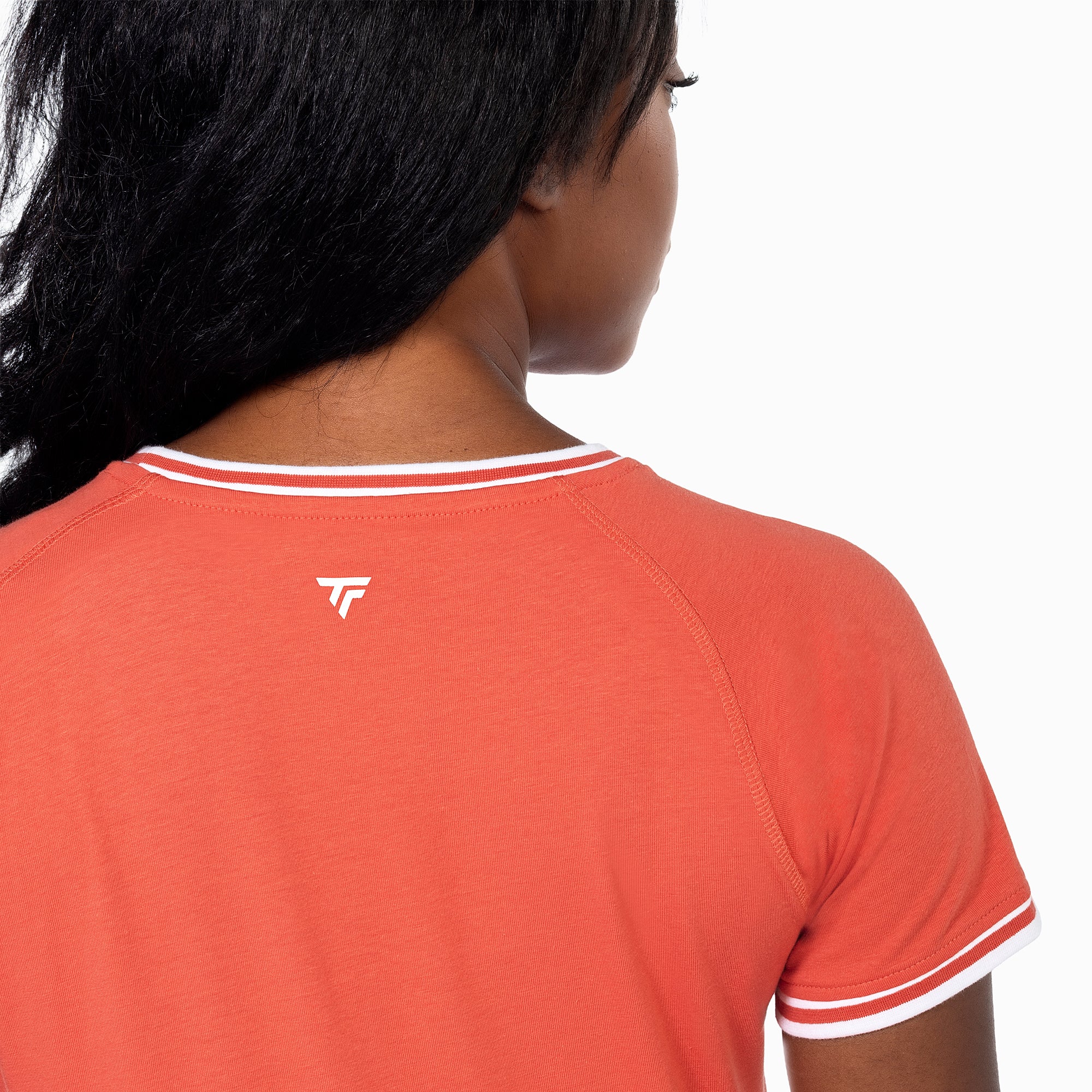tecnifibre-stretch-tee-terracotta-damen-dehnbares-tennis-t-shirt-aus-bio-baumwol image 4