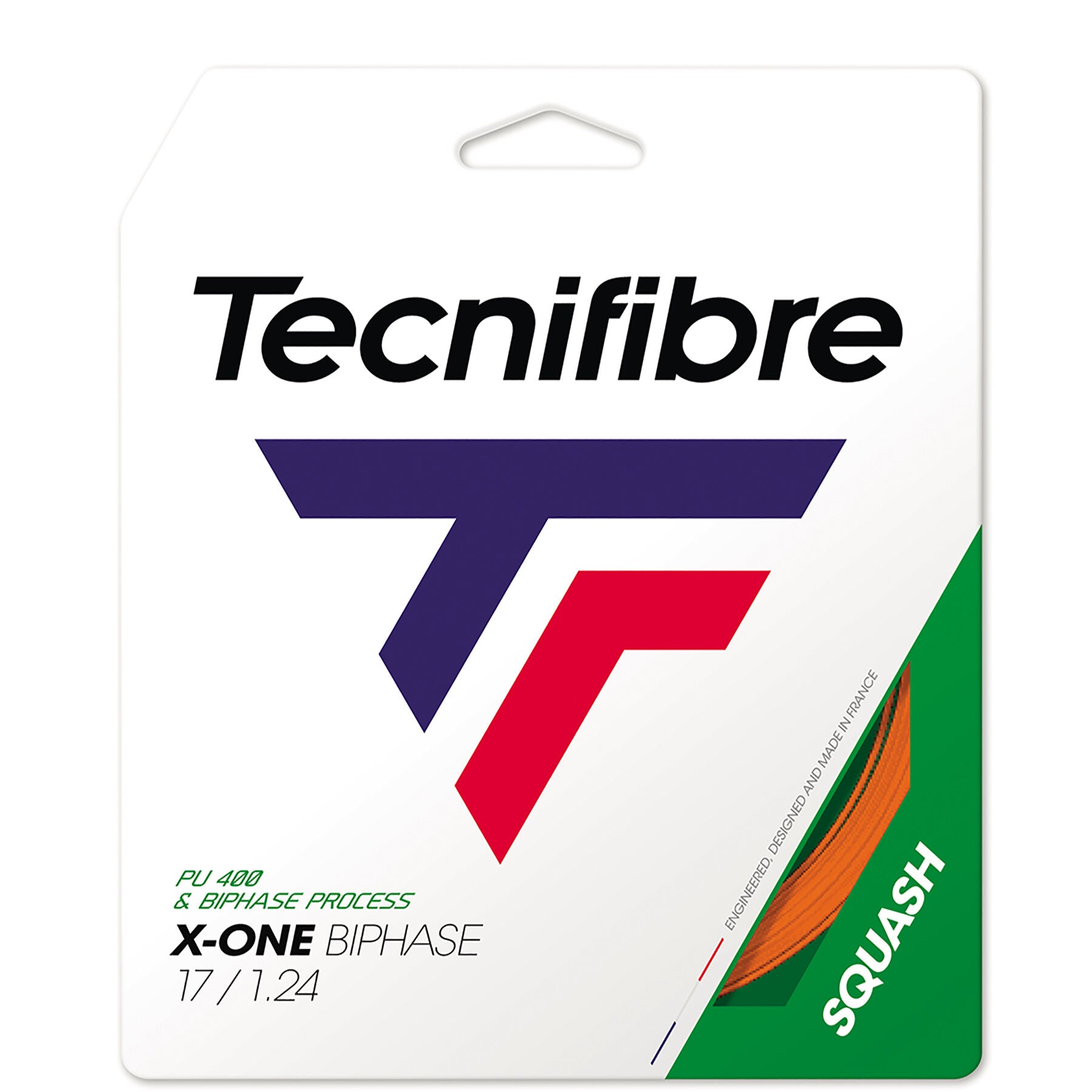tecnifibre-x-one-biphase-squash-orange-saite image 2