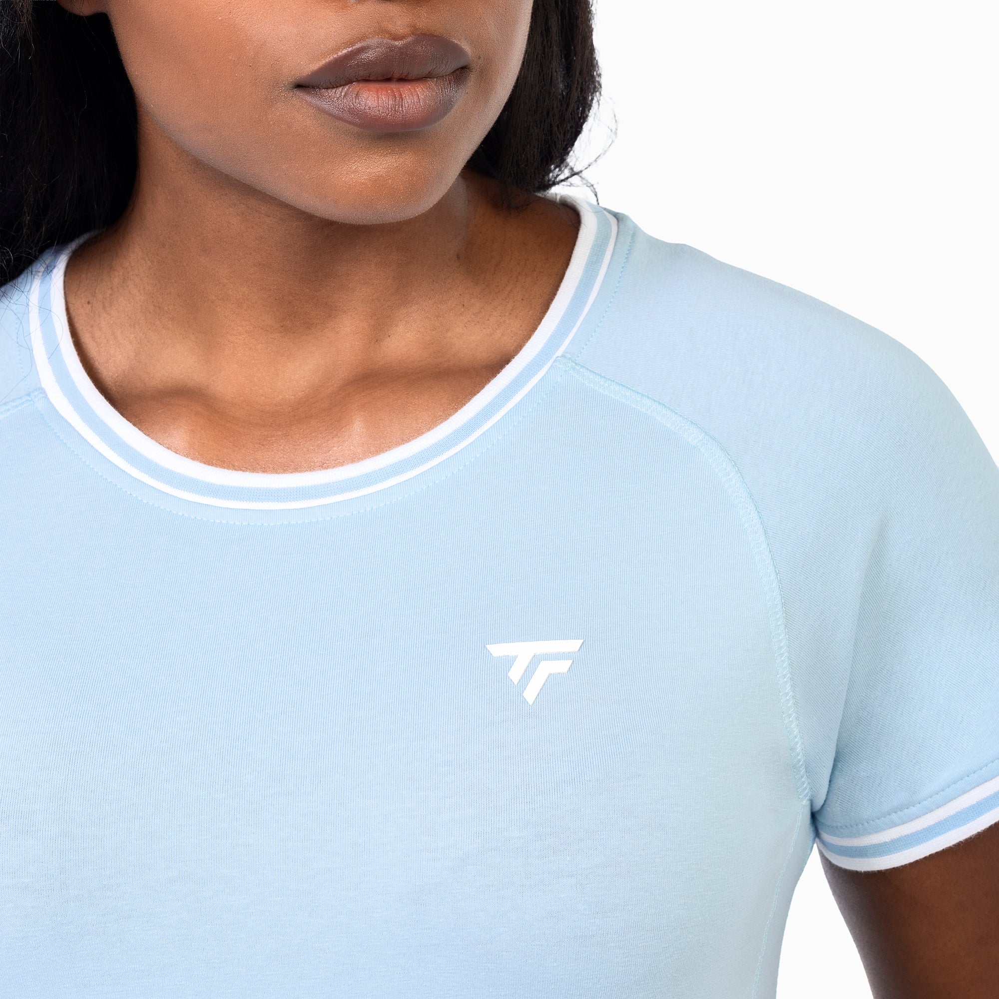 tecnifibre-t-fight-stretch-t-shirt-damen-glacier image 2