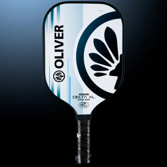 oliver-delta-xl-control-pickleball-schl-ger-wei-grau-16-mm-fiberglas image 1