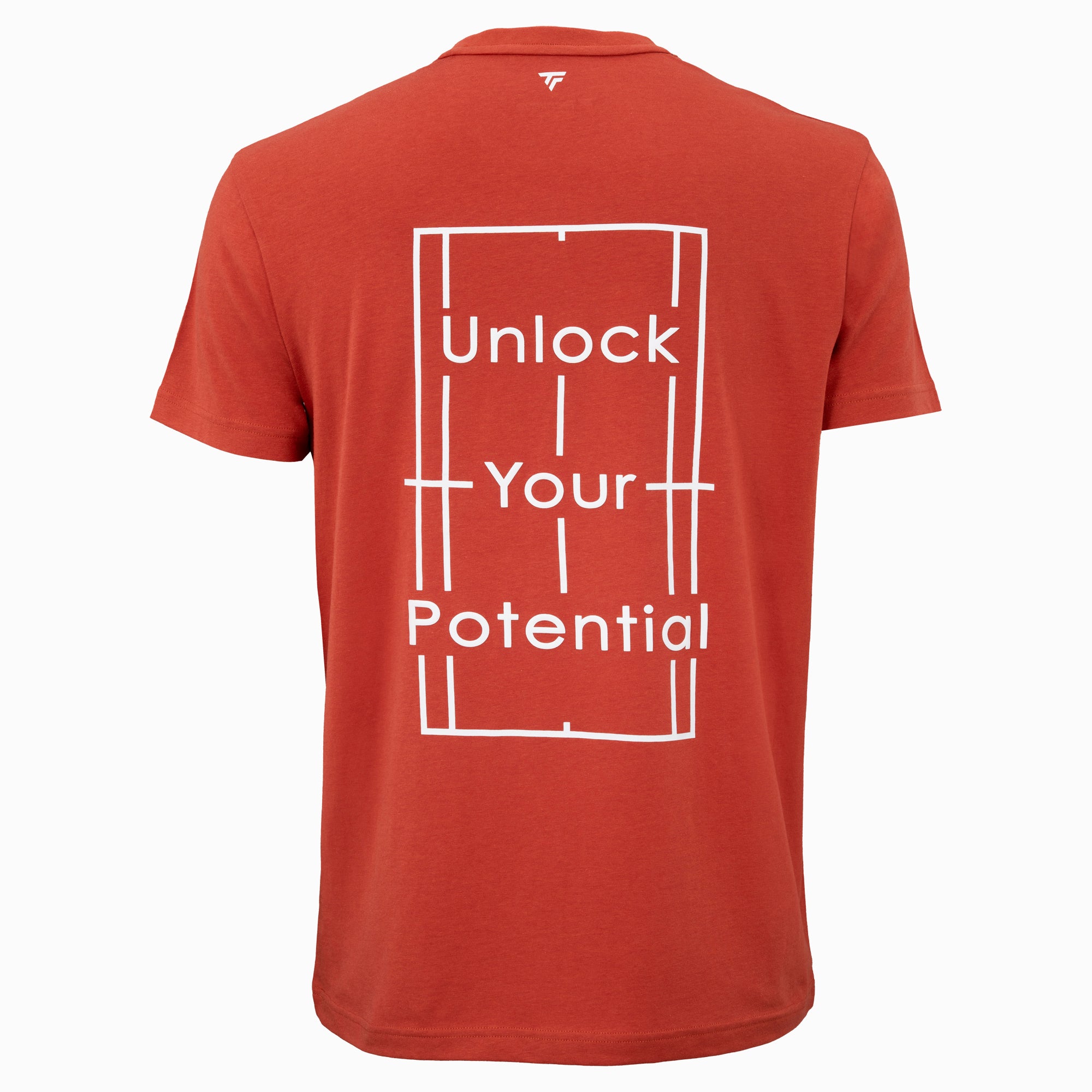 tecnifibre-t-shirt-graphic-tee-herren-terracotta-leichtes-atmungsaktives-t-shirt image 5