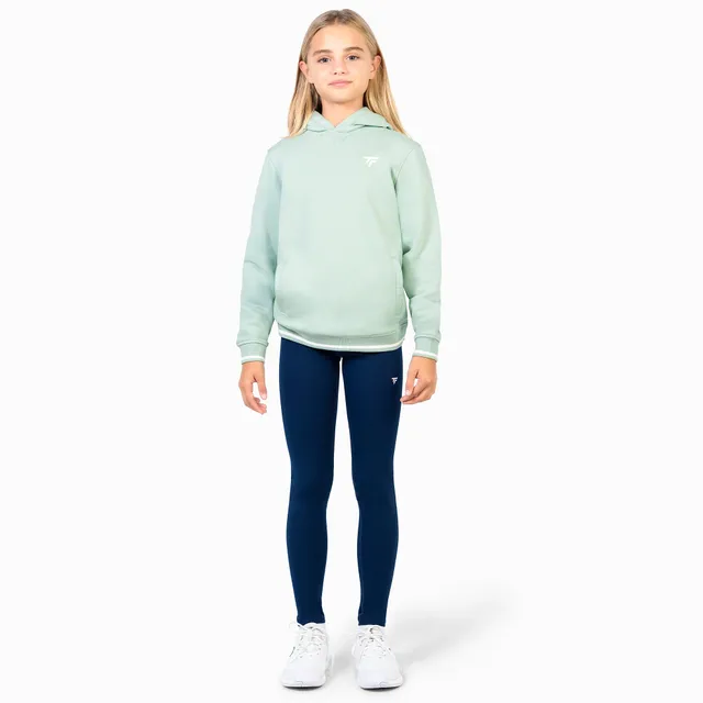tecnifibre-terry-hoodie-sage-m-dchen-warmer-kapuzenpullover-mit-2-seitentaschen image 1