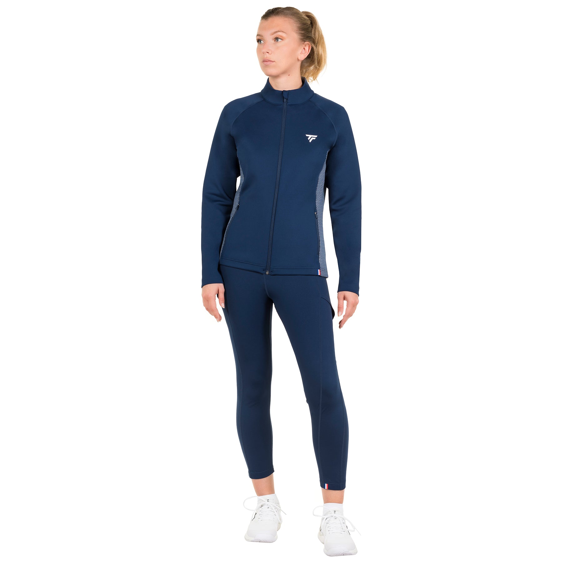 tecnifibre-legging-damen-7-8-marine-nachhaltiges-polyester image 1