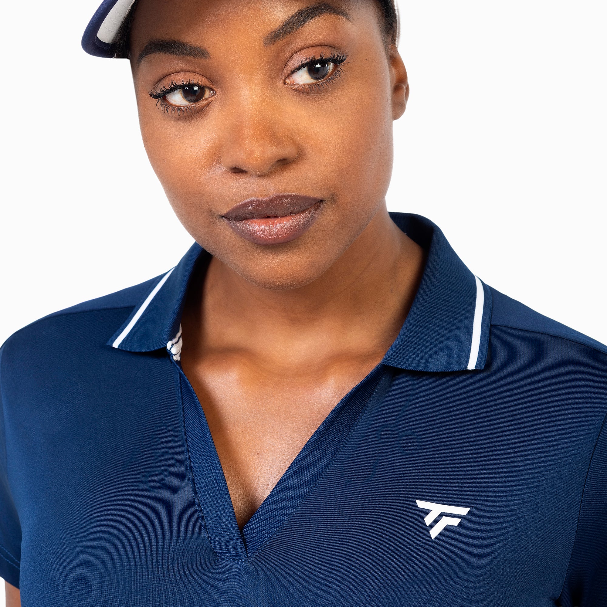 tecnifibre-tech-polo-marine-damen-leichtes-schnelltrocknendes-polo image 2