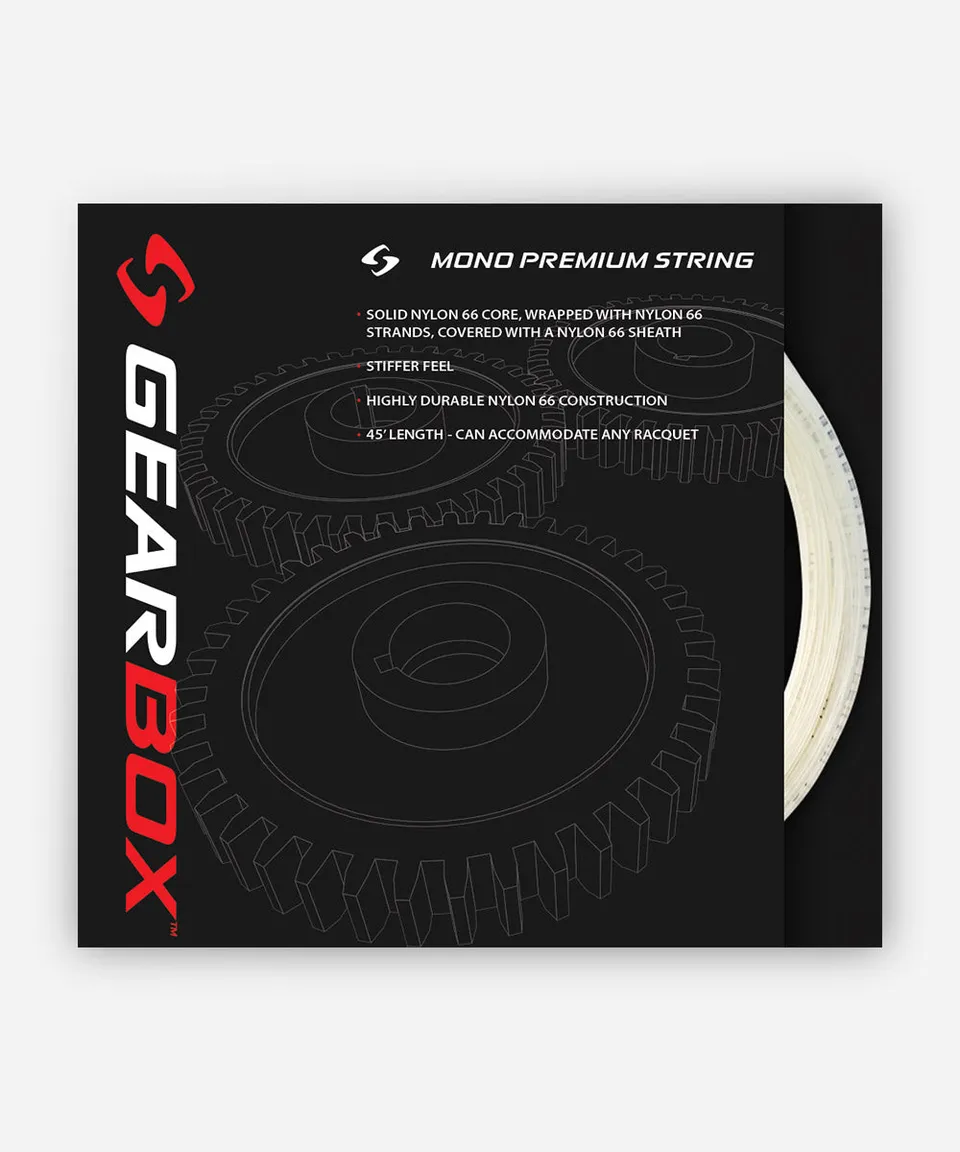 gearbox-mono-core-string-pack-tennissaite-clear image 1