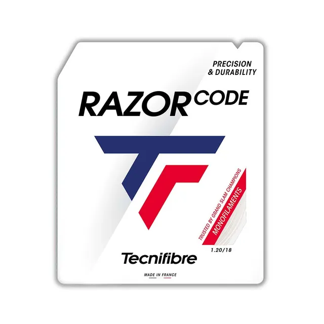 tecnifibre-razor-code-white-tennissaiten-hochleistungs-polyester image 1