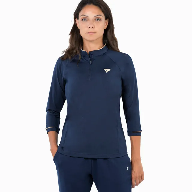 tecnifibre-sweat-technique-thermo-zip-3-4-arm-damen-marine image 1