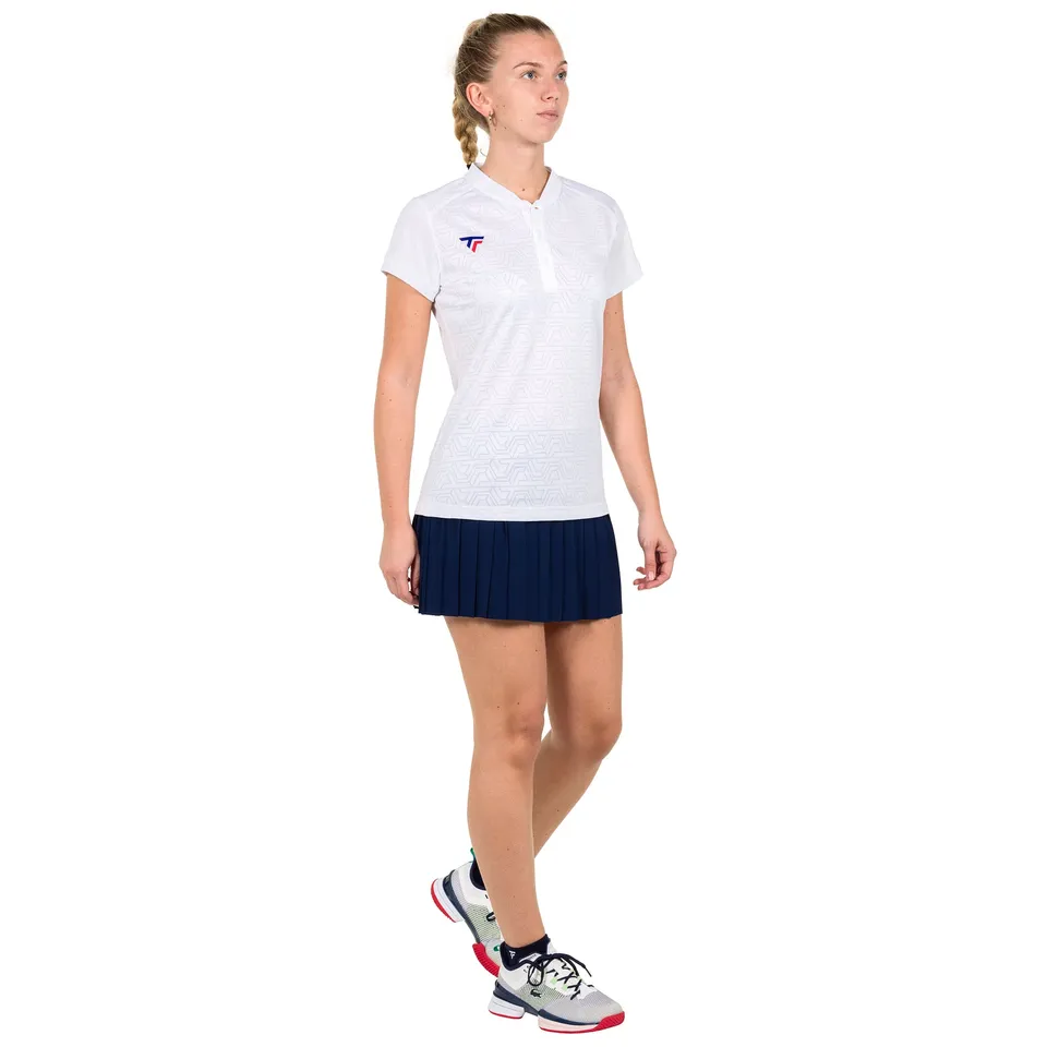 tecnifibre-team-mesh-polo-white-damen-tailliertes-polo-mit-3-knopf-leiste-und-of image 1