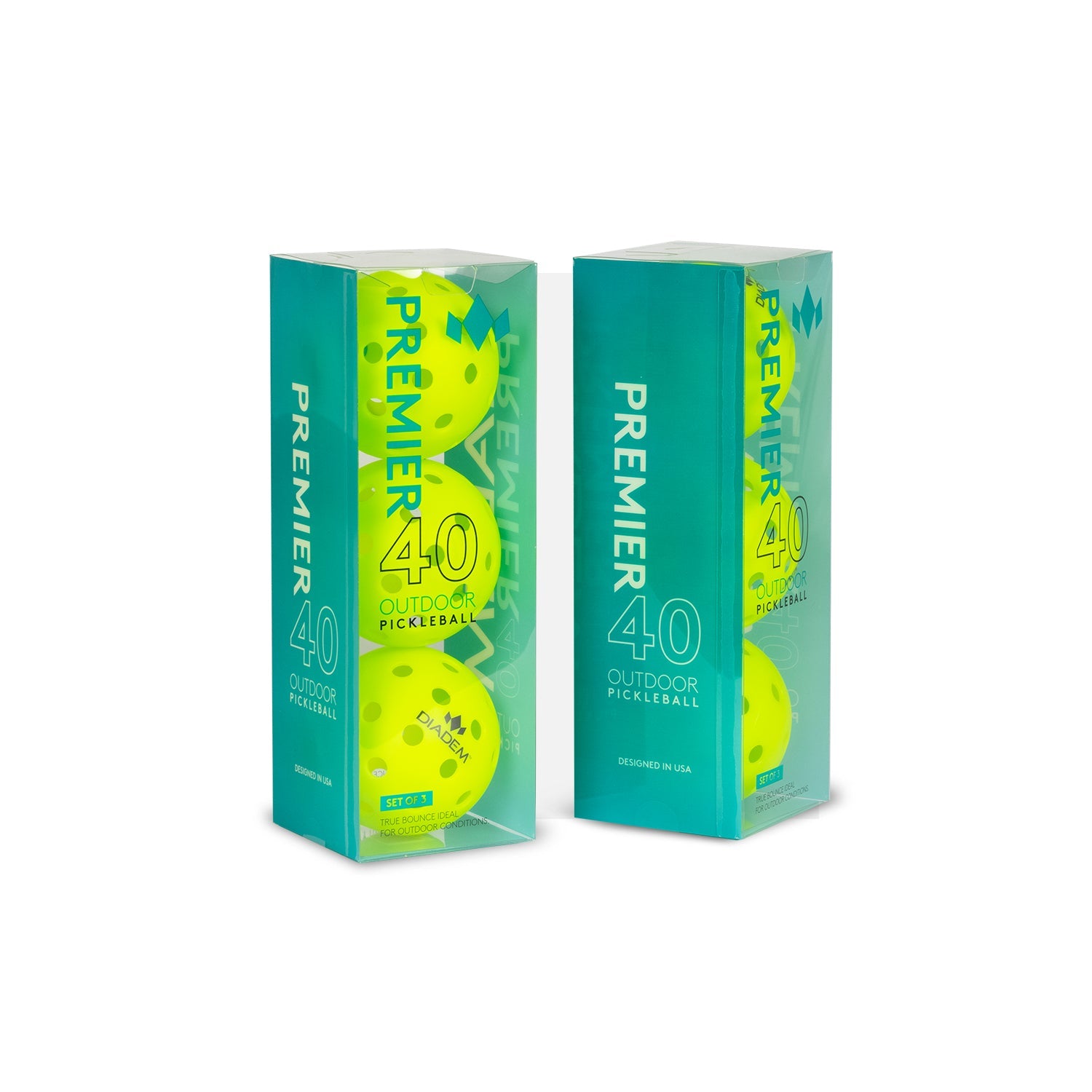 diadem-premier-40-outdoor-pickleball-trainingsball-neon-yellow image 2