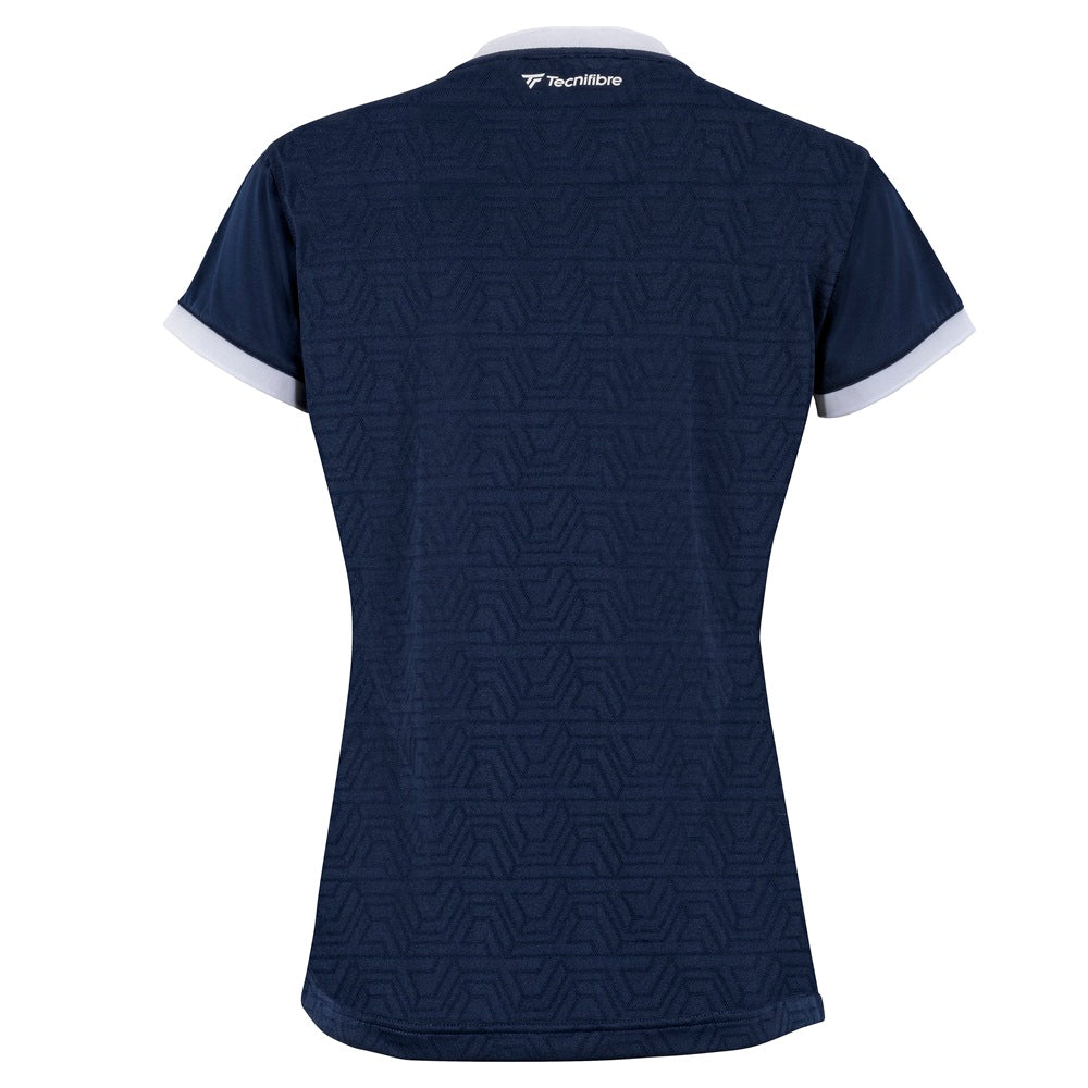 tecnifibre-team-mesh-polo-marine-damen-microperforiertes-polo-im-outlet image 2