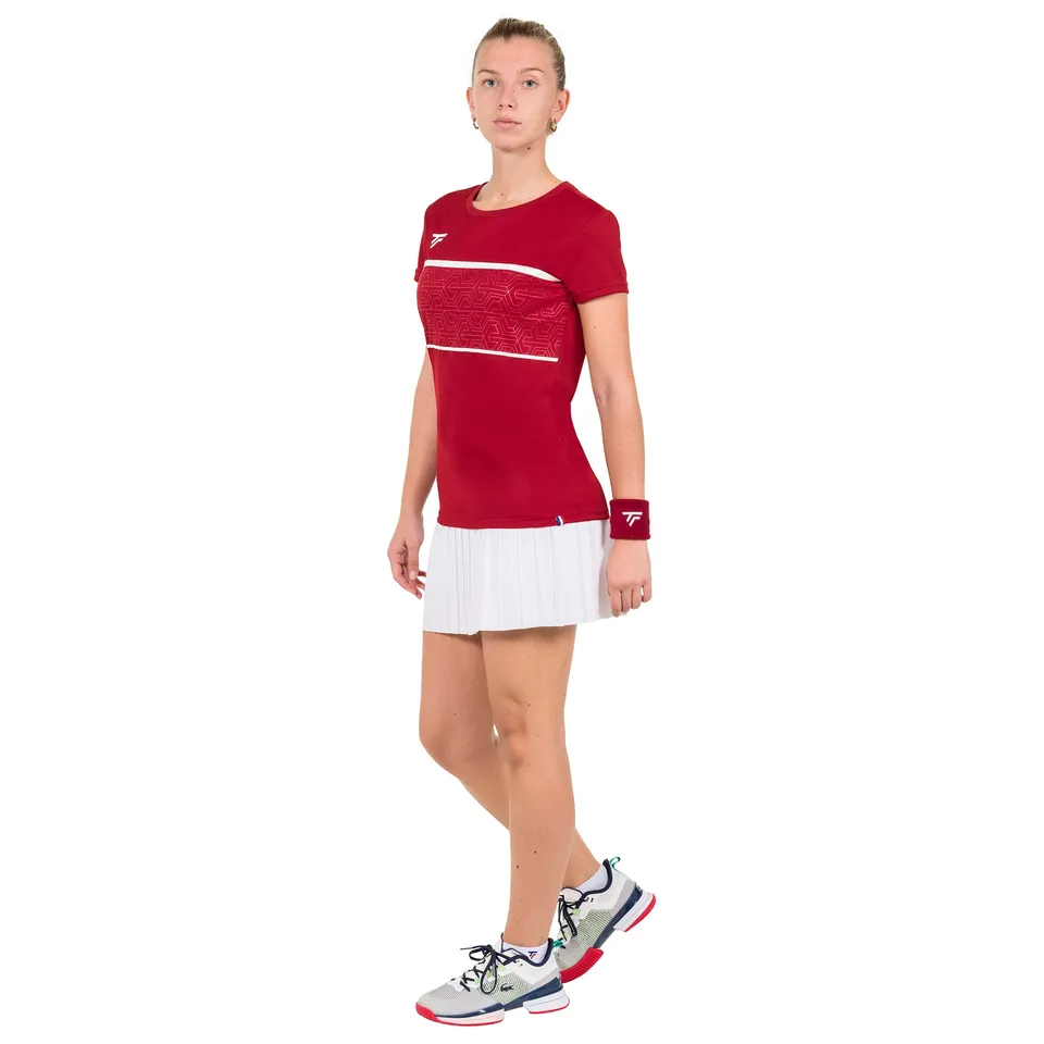 tecnifibre-skort-team-wei-damen-tennisskort-mit-integriertem-shorty-und-elastisc image 1