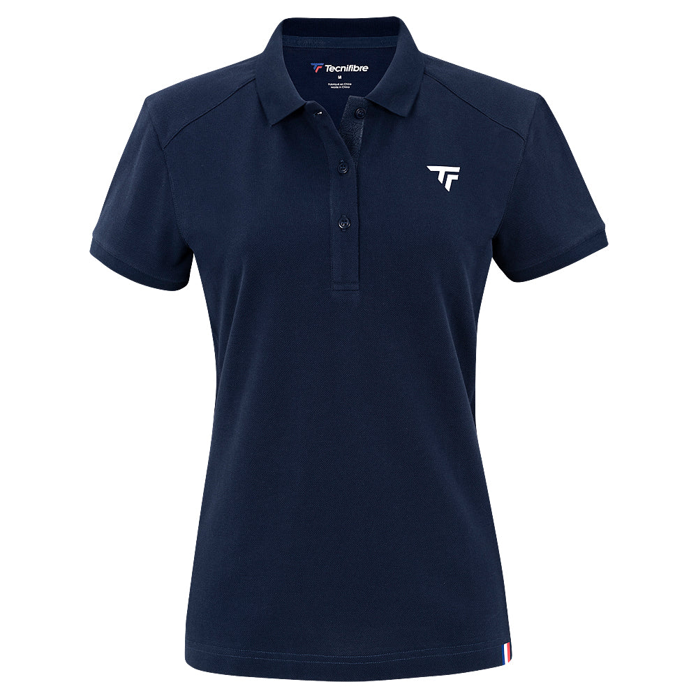 tecnifibre-polo-piqu-marine-femme-stretchiges-damen-poloshirt-in-marineblau image 2
