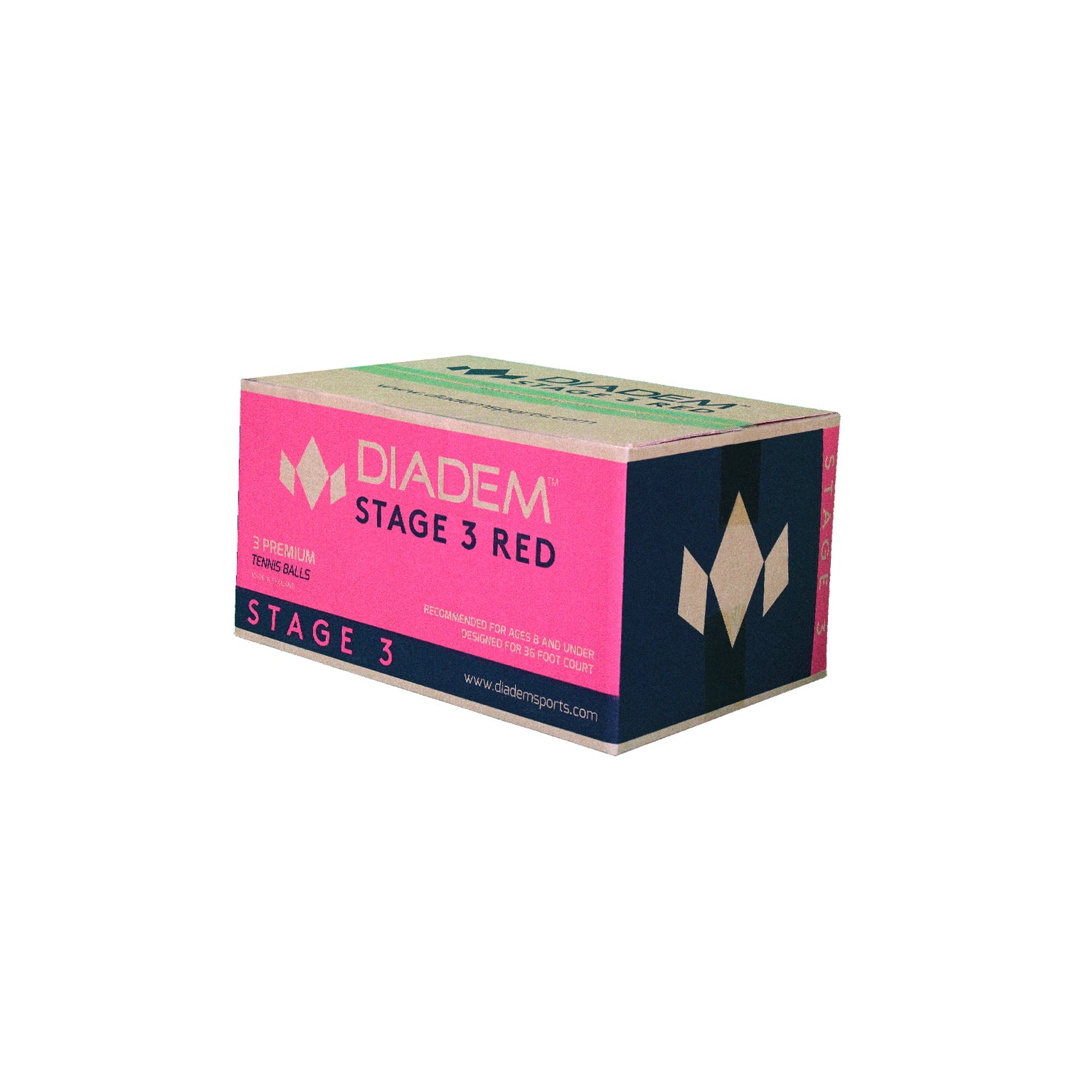 diadem-stage-3-red-dot-tennisball-kiste-mit-72-b-llen image 1