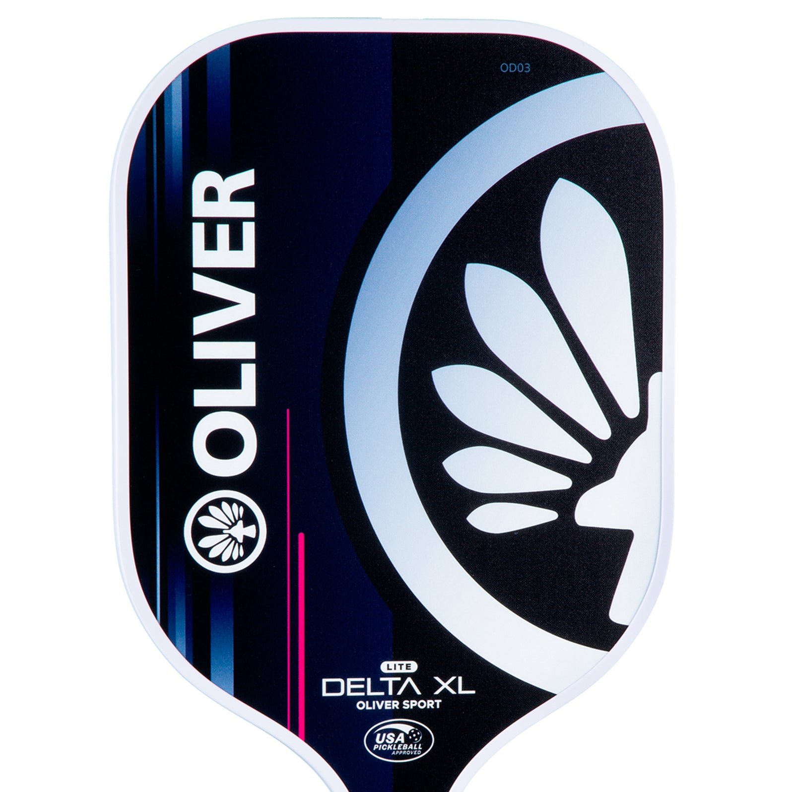 oliver-delta-xl-lite-pickleball-paddle-220-g-purple-pink image 7