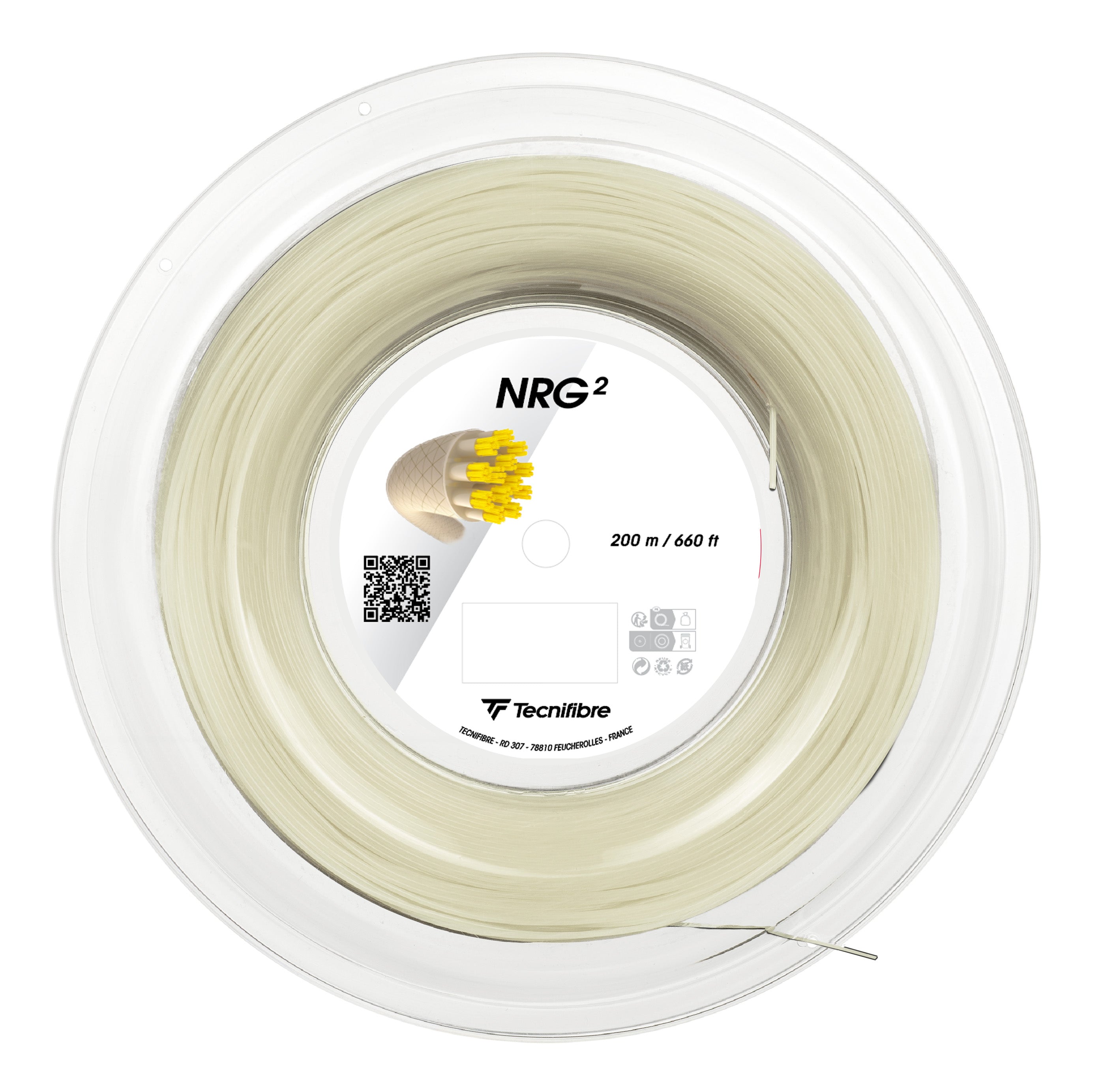 tecnifibre-nrg-200m-beige-multifilamente-tennissaite-f-r-power-und-armschutz image 3