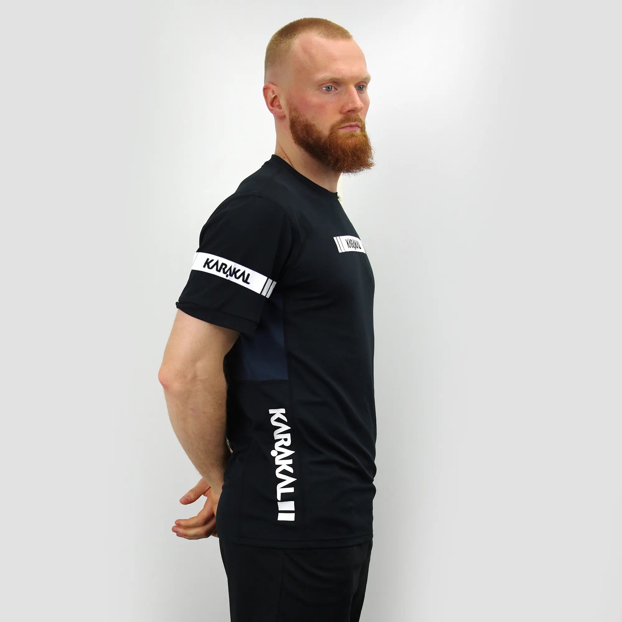 karakal-pro-tour-tee-black-2025-26 image 3