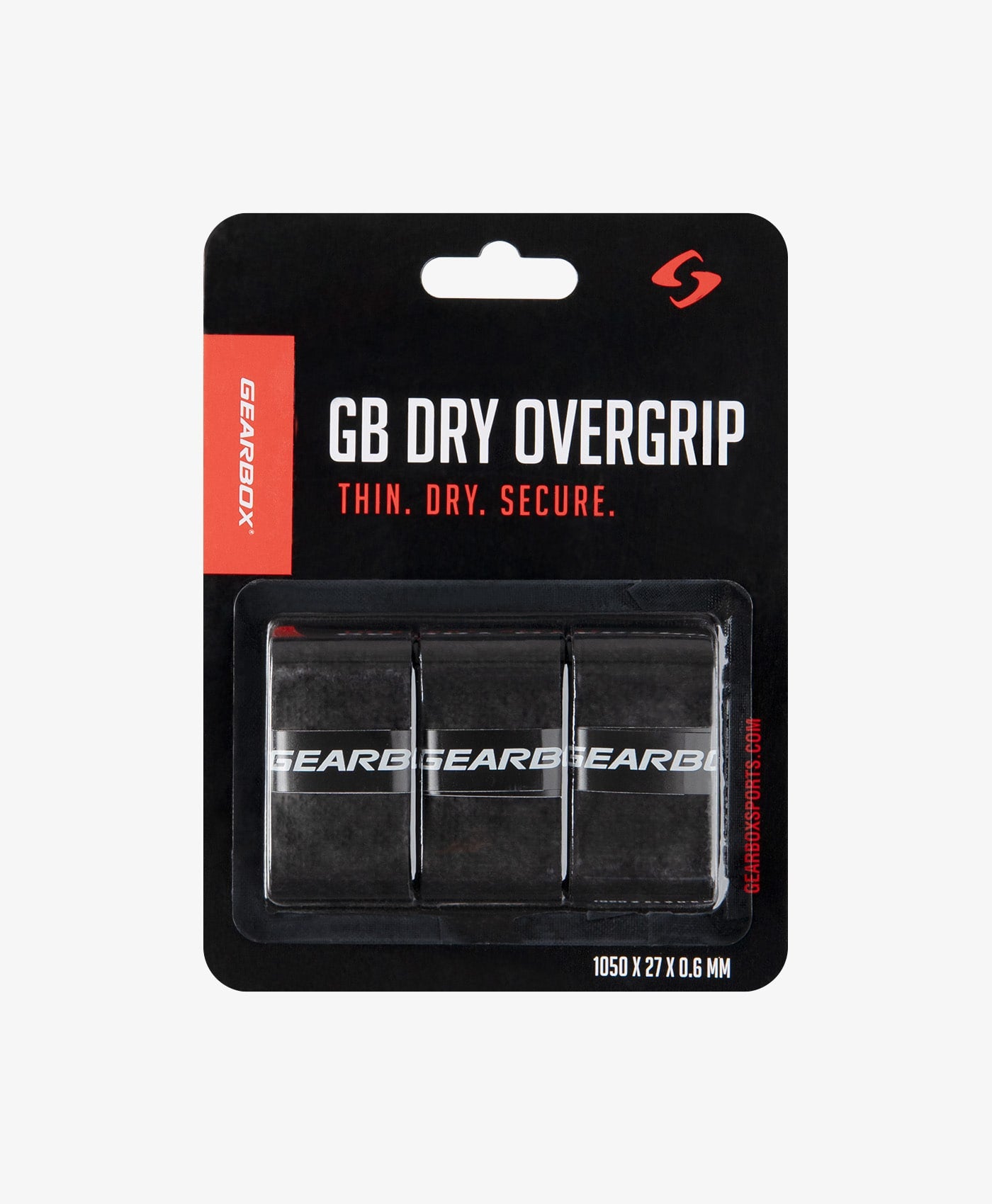 gearbox-dry-overwrap-griffband-black-overgrip image 2