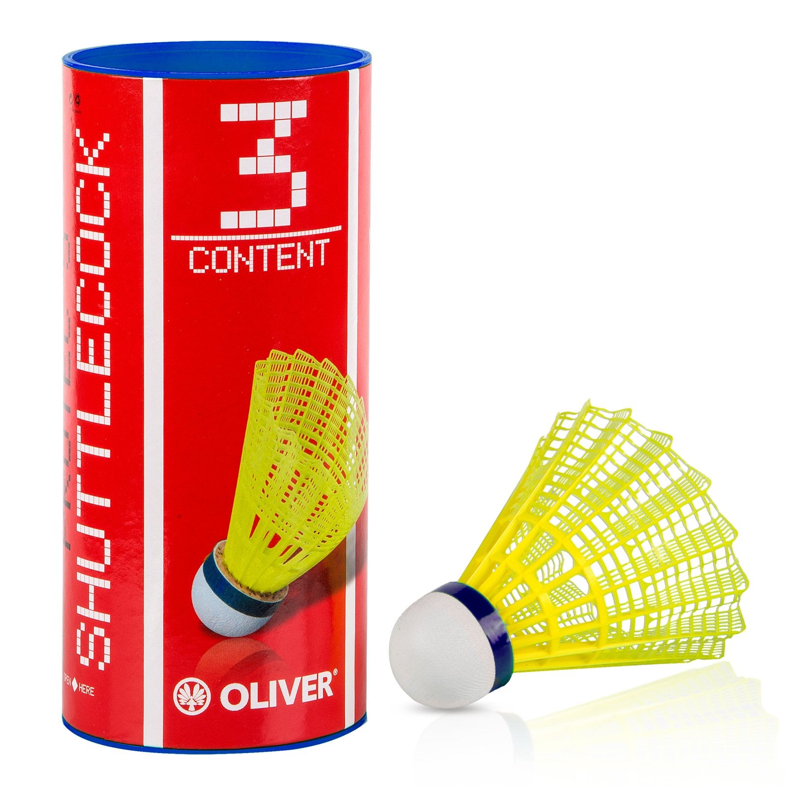 oliver-pro-tec-5-badmintonb-lle-3er-blau-nylon-mittlere-geschwindigkeit image 2