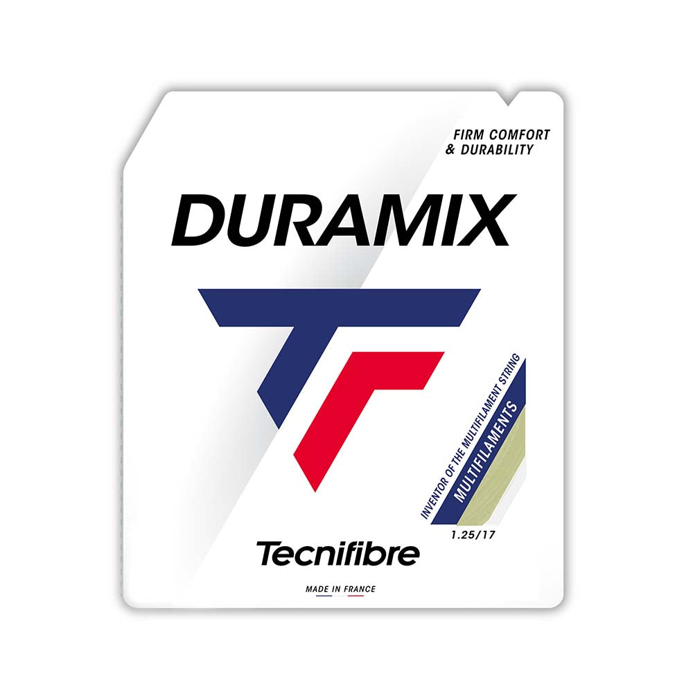 tecnifibre-garnitur-duramix-beige-multifilament-tennissaite-mit-polyurethan-12m- image 1