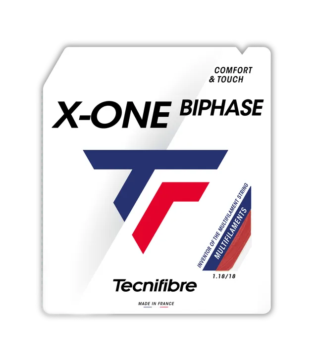 tecnifibre-x-one-biphase-red-tennissaite-12-m-power-und-komfort image 1
