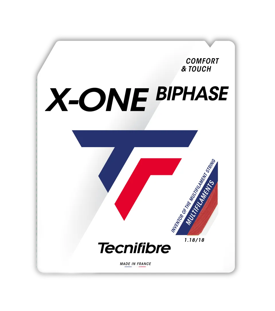 tecnifibre-x-one-biphase-red-tennissaite-12-m-power-und-komfort image 1