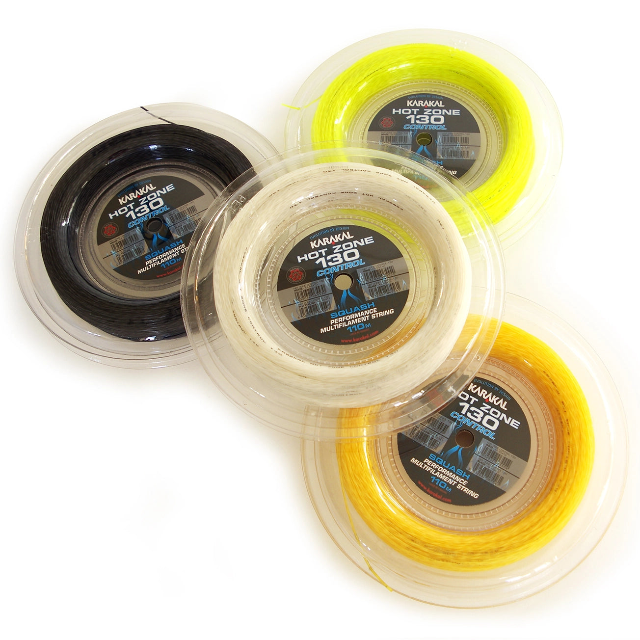 karakal-hot-zone-control-130-string-12-m-squash-racketball-und-tennissaitung image 2