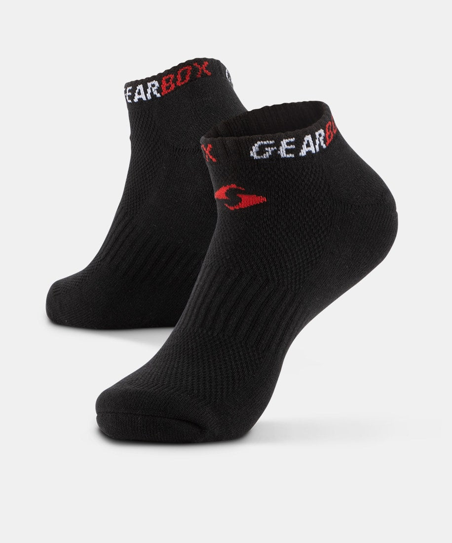 gearbox-no-show-socken-black-red-white-sportsocken image 4