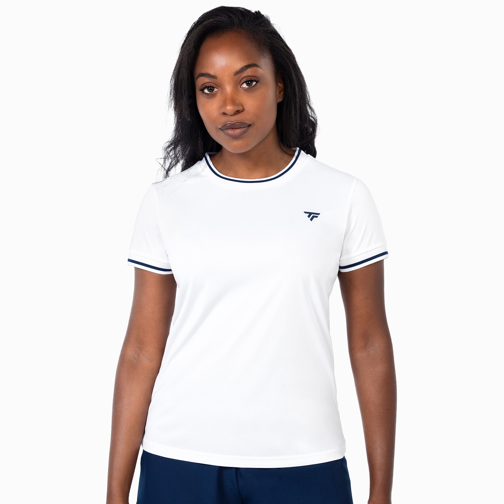 tecnifibre-t-shirt-tech-tee-white-damen-atmungsaktives-mesh-tennisshirt-wei image 1