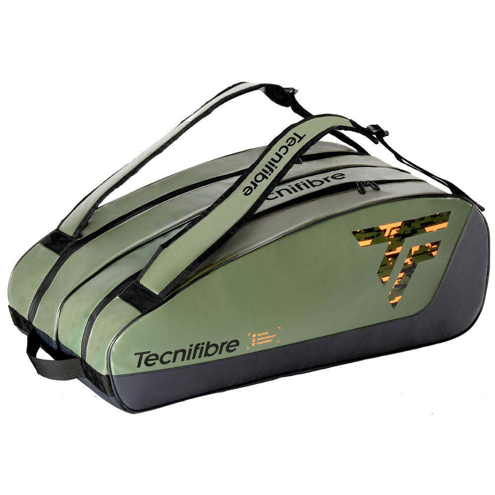 tecnifibre-tour-endurance-12r-khaki-tennistasche-wasserfest-12-schl-ger image 1