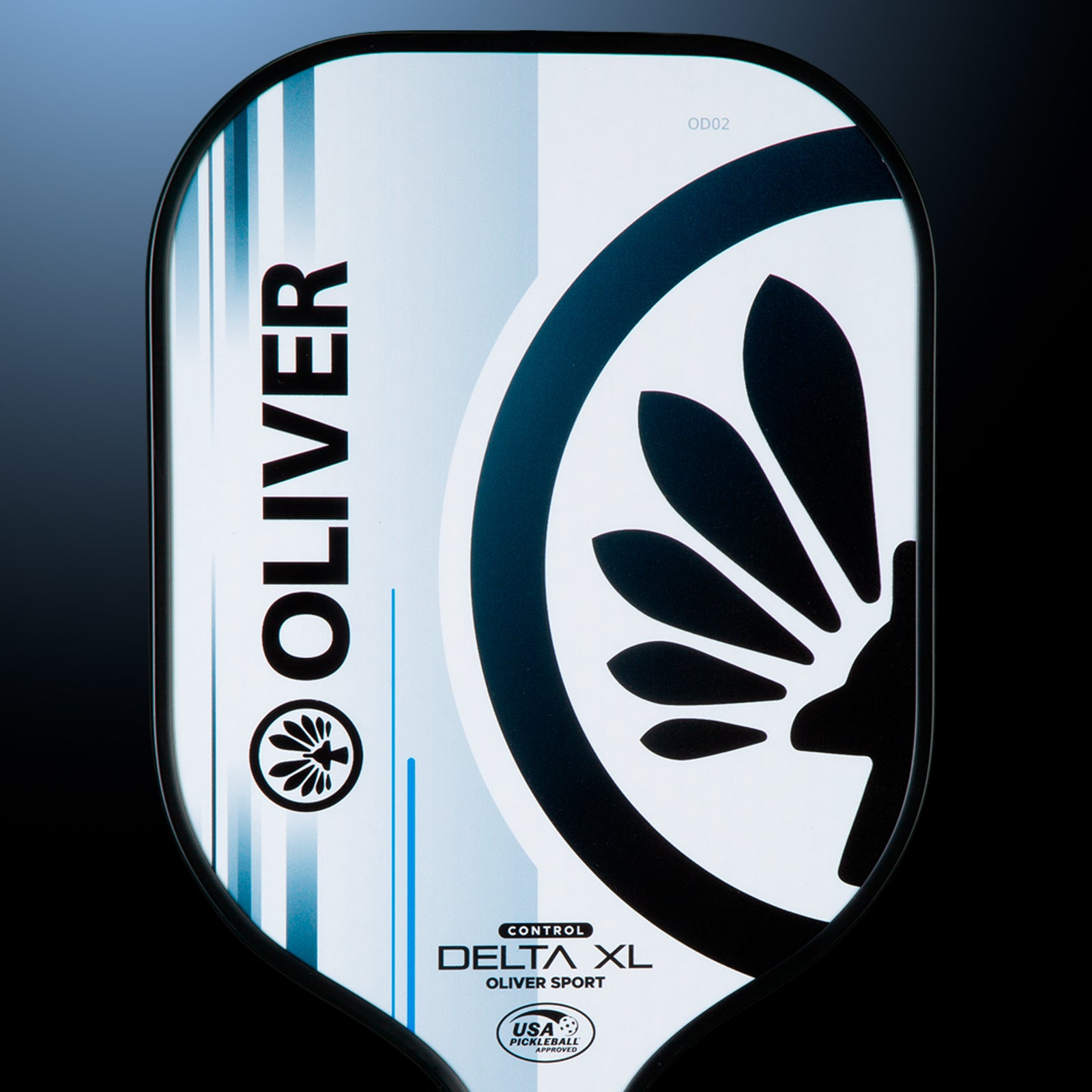 oliver-delta-xl-control-pickleball-schl-ger-wei-grau-16-mm-fiberglas image 3