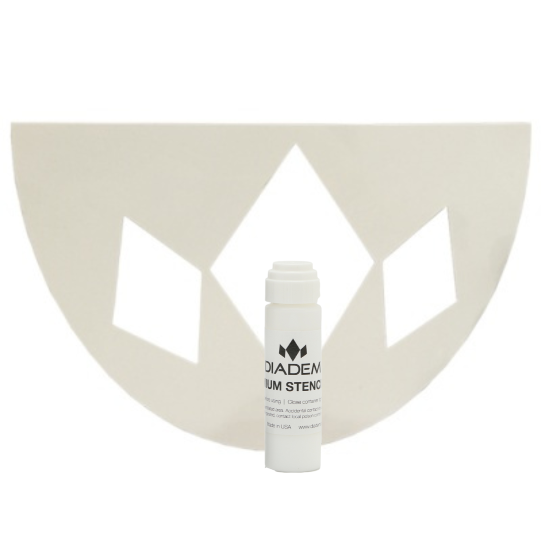 diadem-stencil-ink-bundle-schablone-und-farbe-f-r-tennissaiten image 2