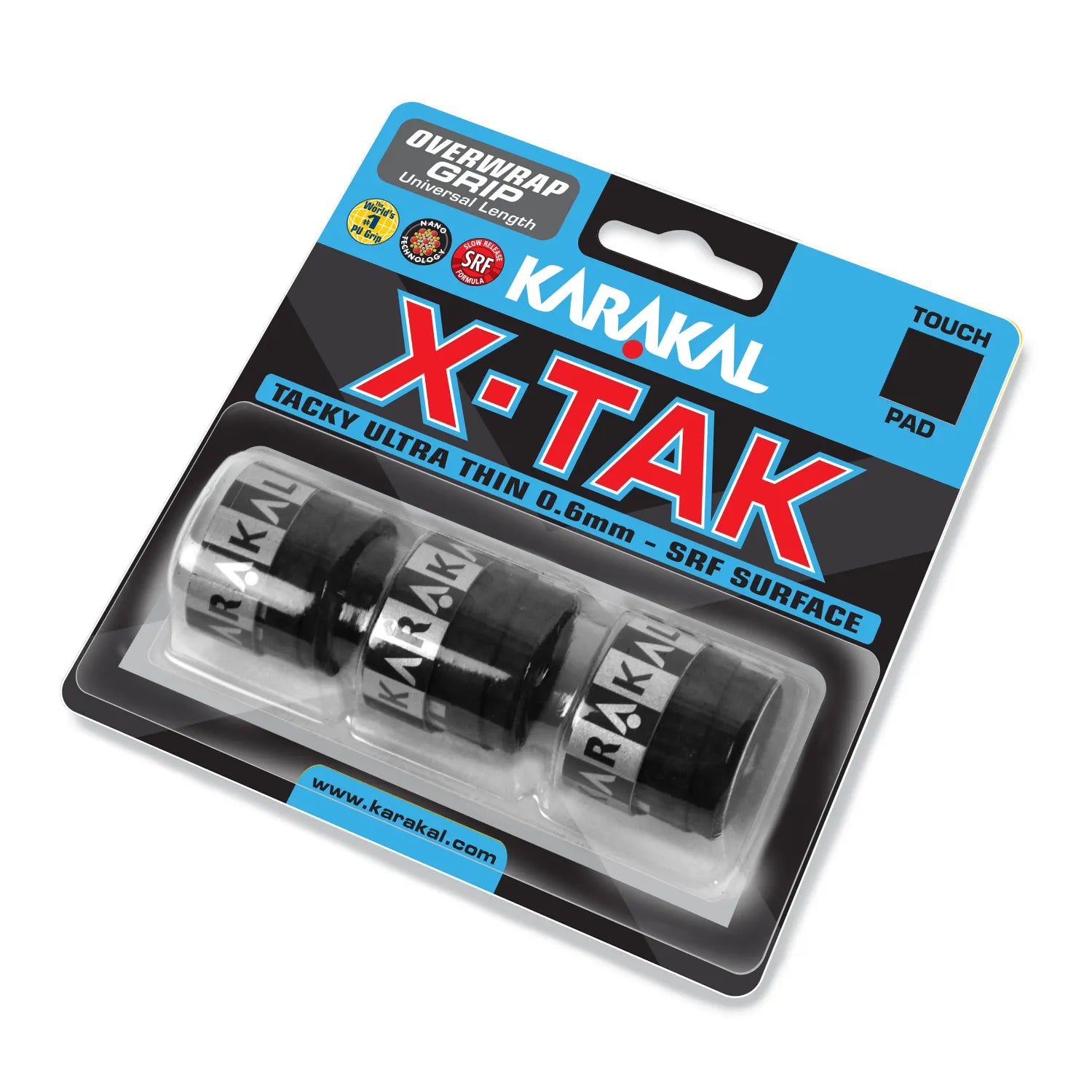 karakal-x-tak-overwrap-griff-0-6-mm-tacky-3er-pack image 4
