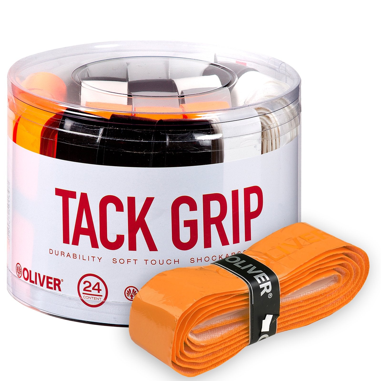 oliver-tack-grip-24er-box-farbig-griffb-nder-f-r-badminton-squash image 2