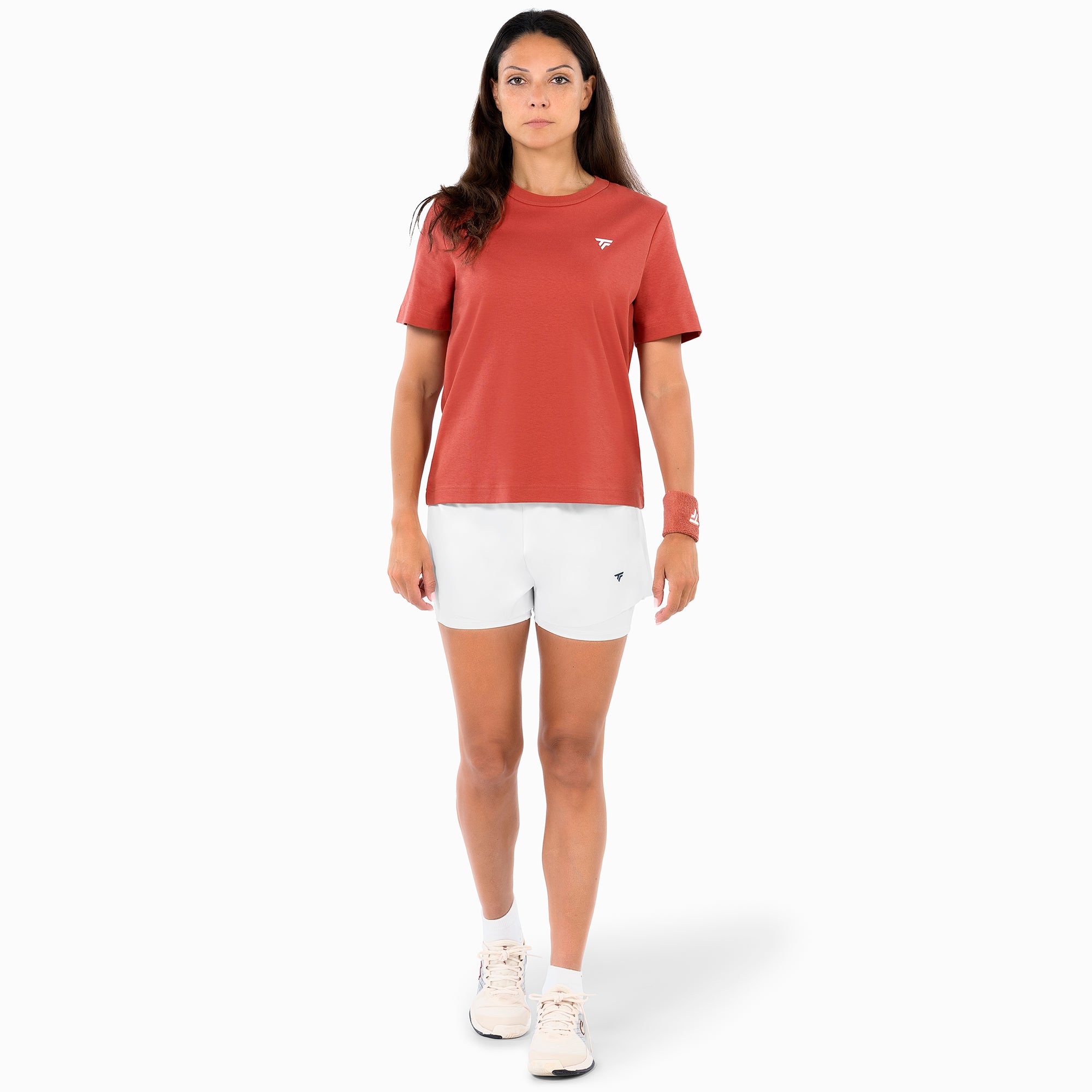 tecnifibre-graphic-tee-femme-terracotta-t-shirt-aus-bio-baumwolle image 3