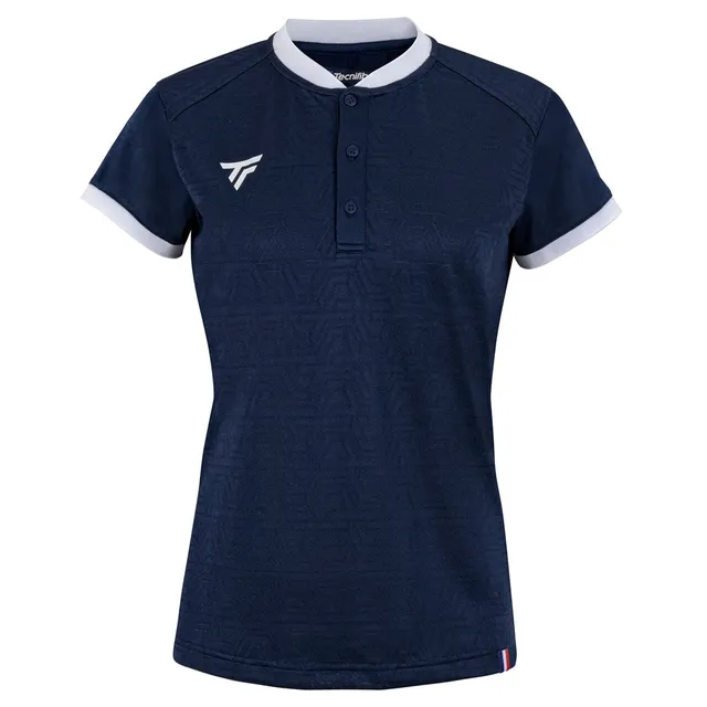 tecnifibre-team-mesh-polo-marine-damen-microperforiertes-polo-im-outlet image 1