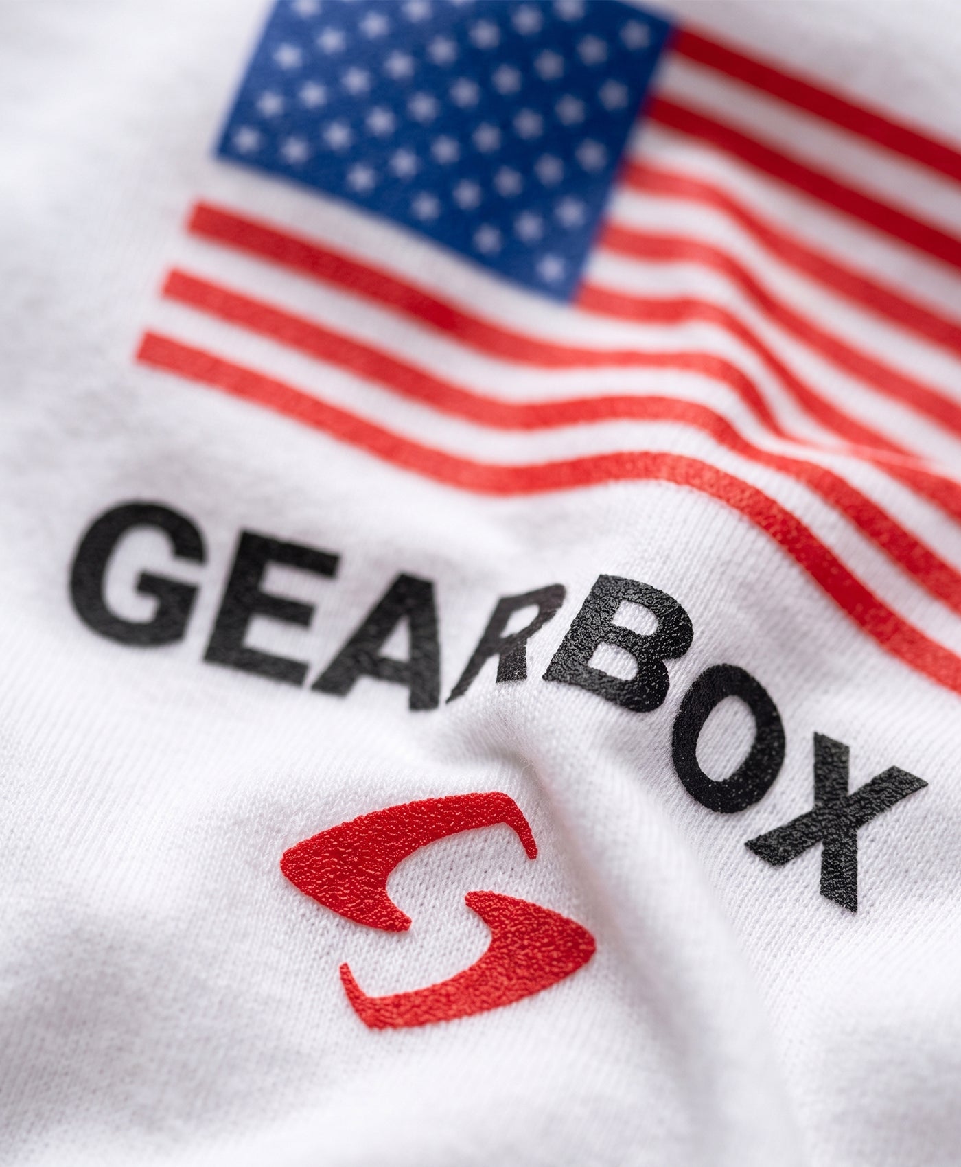 gearbox-america-mens-cotton-tee-white-herren-t-shirt image 3