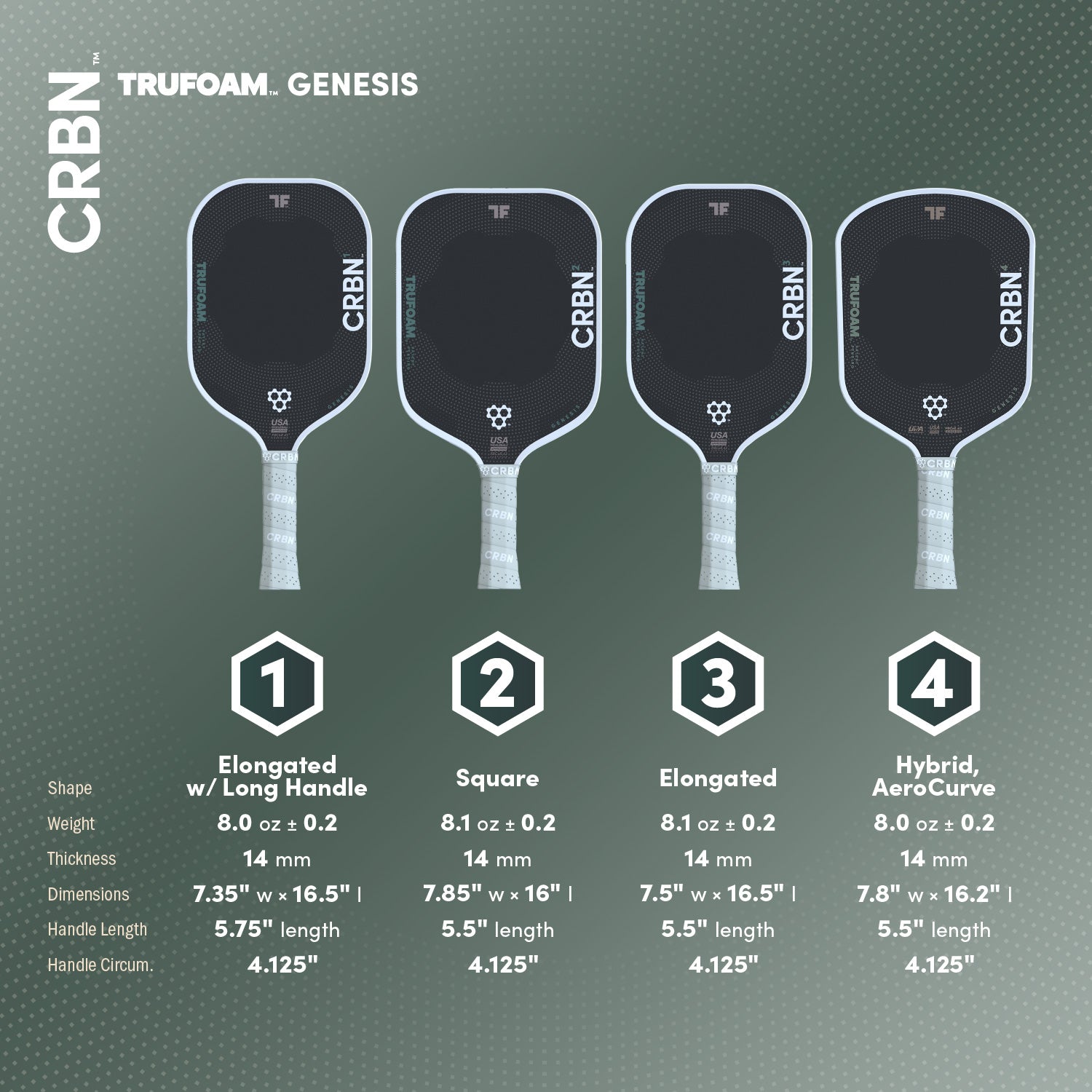 crbn-trufoam-genesis-pickleball-schl-ger-elongated-long-handle image 8
