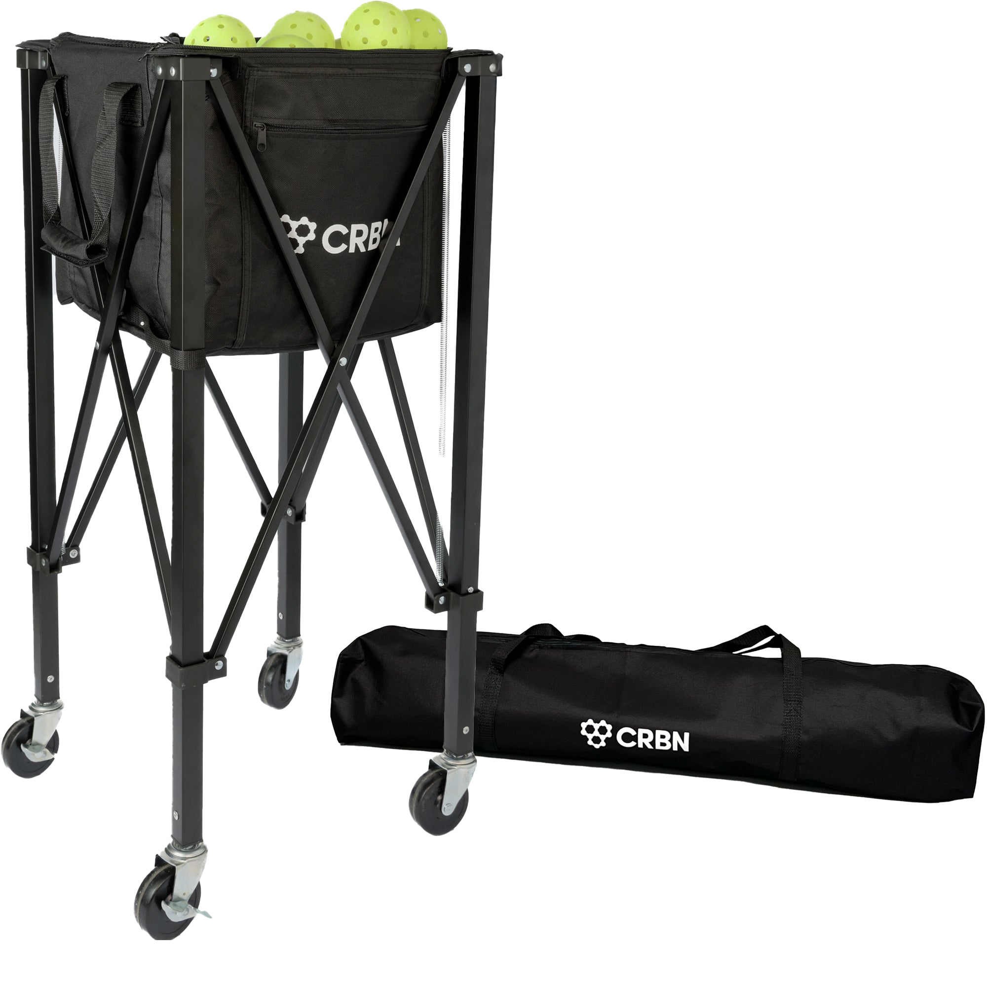 crbn-pickleball-ball-hopper-pickleball-ball-caddy-f-r-bis-zu-100-b-lle image 1