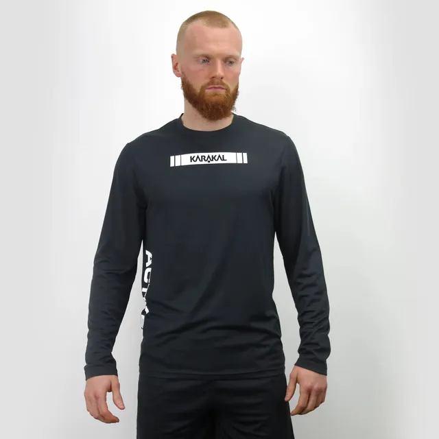 karakal-active-ls-tee-2025-26-langarm-t-shirt-aus-cool-tec-schwarz-f-r-teams-und image 1